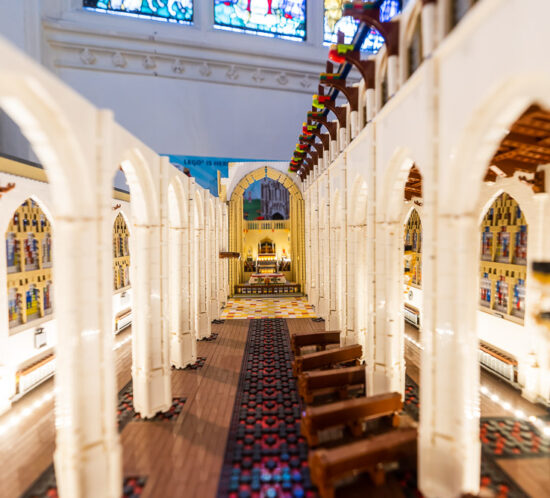 Lego cathedral taken by Tom Soper
